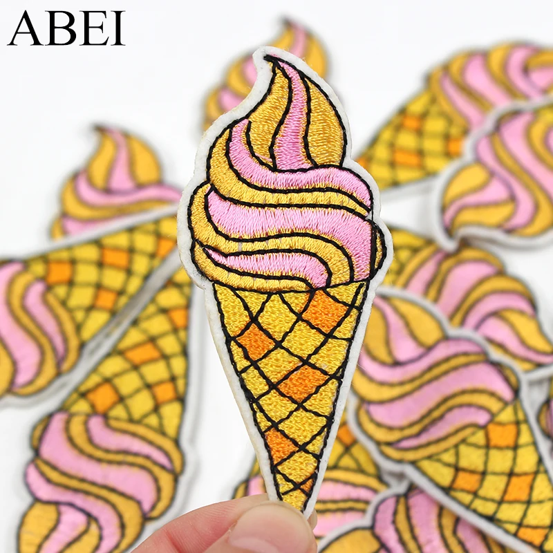 10pcs/lot Cute Iron On Ice Cream Patches Fashion Clothes Garment Sewing Appliques Diy Handmade Fabric Coats Jeans Stickers Badge
10pcs/lot Cute Iron On Ice Cream Patches Fashion Clothes Garment Sewing Appliques Diy Handmade Fabric Coats Jeans Stickers Badge