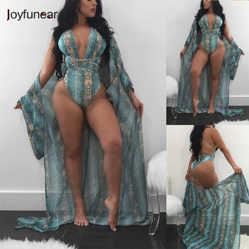 Joyfunear Snake Print Women Bikini 2 Piece 2019 Fashion Summer Swimsuit Beachwear Long Sleeve Bathing Suits Biquinis Feminino
Joyfunear Snake Print Women Bikini 2 Piece 2019 Fashion Summer Swimsuit Beachwear Long Sleeve Bathing Suits Biquinis Feminino