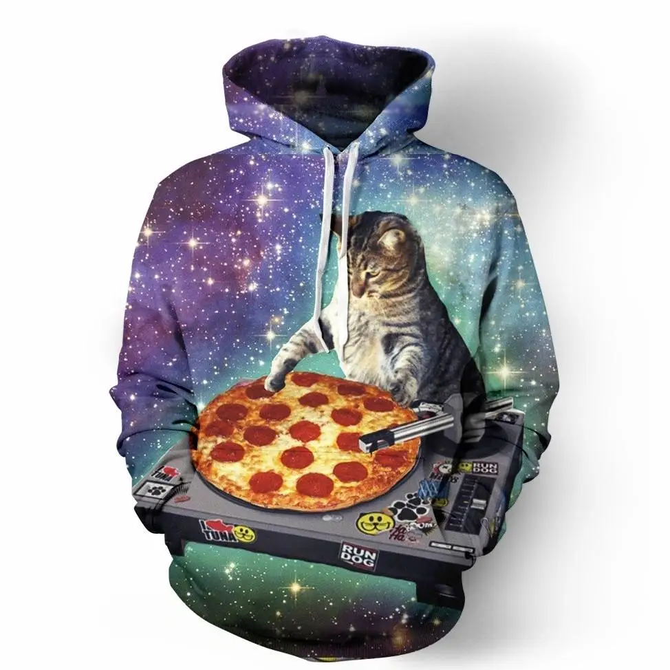 DJ Cat Hoodie Men 3D Printed Pizza Space Galaxy Hoodie Sweatshirt 2019 Autumn Pullover Sportwear Tracksuit Men Dropship
DJ Cat Hoodie Men 3D Printed Pizza Space Galaxy Hoodie Sweatshirt 2019 Autumn Pullover Sportwear Tracksuit Men Dropship