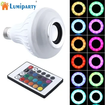 LumiParty E27 Smart RGBW Wireless Bluetooth Speaker Bulb Music Playing Dimmable LED Bulb Light Lamp with 24 Keys Remote Control
LumiParty E27 Smart RGBW Wireless Bluetooth Speaker Bulb Music Playing Dimmable LED Bulb Light Lamp with 24 Keys Remote Control
