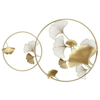 New Chinese Wall Wrought Iron Ginkgo Biloba Home Decoration Crafts Creative Wall Hanging Sofa Background Mural Ornament R628
New Chinese Wall Wrought Iron Ginkgo Biloba Home Decoration Crafts Creative Wall Hanging Sofa Background Mural Ornament R628