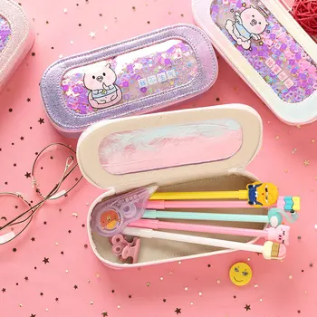 Creative Cute Piggy Pencil Case Pen Bag Creative Paillette Feather Pencil Pouch Gift Stationery for Kids Student School Supplies
Creative Cute Piggy Pencil Case Pen Bag Creative Paillette Feather Pencil Pouch Gift Stationery for Kids Student School Supplies