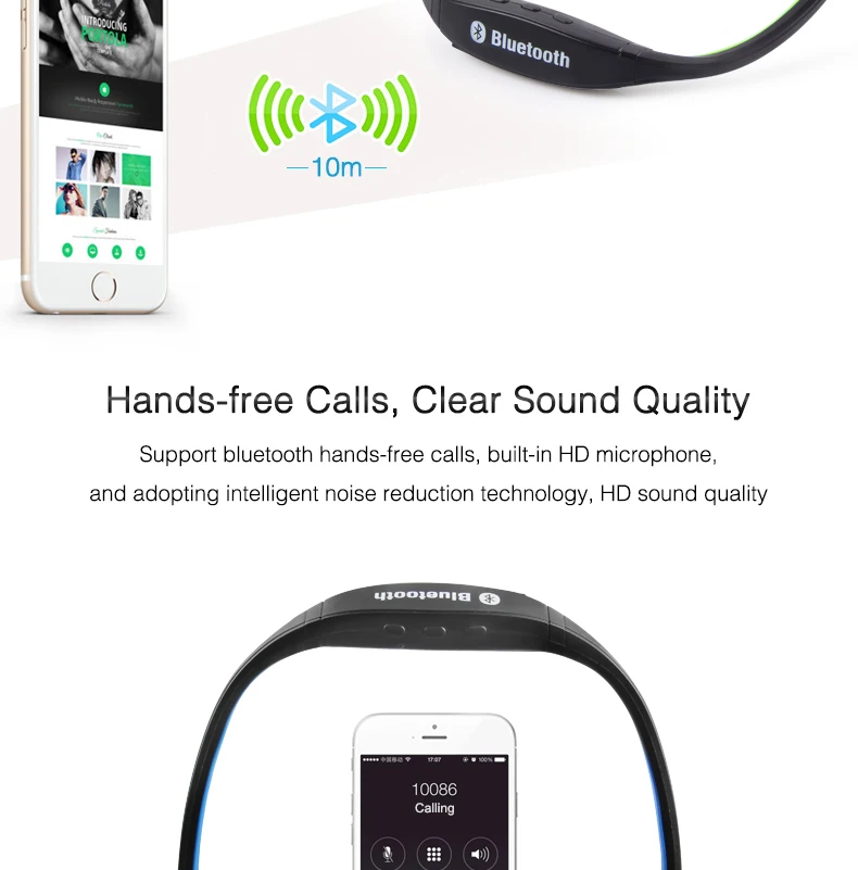 Wireless Bluetooth Earphones with Microphone Neckband Headphones for Mobile Phone Sweatproof Bluetooth Headset for Xiaomi iPhone (4)