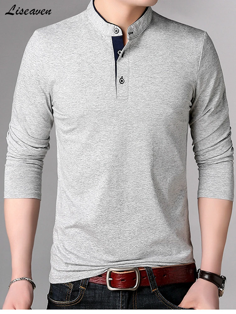 Liseaven Men Long Sleeve T-Shirt Solid Color Tshirts Slim Fit T Shirt Casual Shirts Men's Tops & Tees
Liseaven Men Long Sleeve T-Shirt Solid Color Tshirts Slim Fit T Shirt Casual Shirts Men's Tops & Tees
