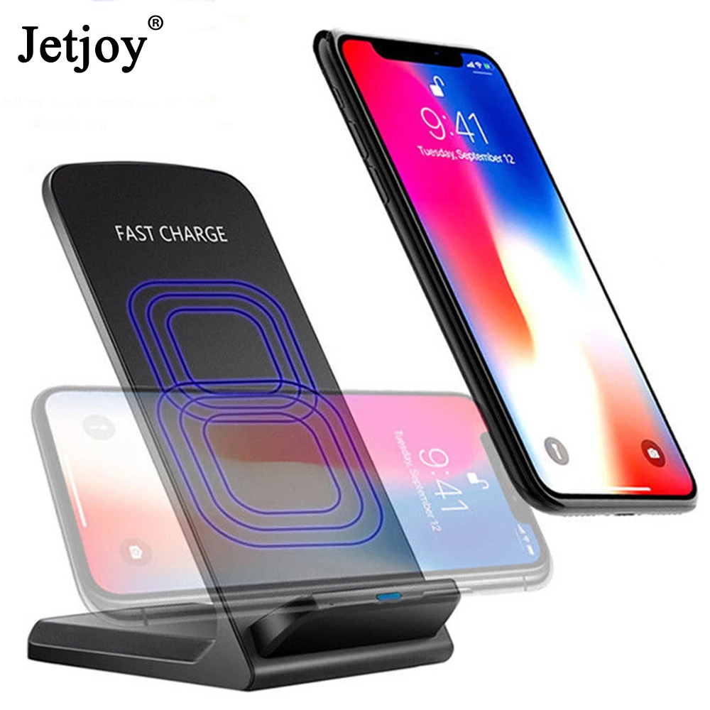 Jetjoy 10W Wireless Charger For Samsung Galaxy Note 9 8 S9+ S8 S7 Edge QI Fast Wireless Charger For iPhone 8 XR/XS/XS MAX Pad
Jetjoy 10W Wireless Charger For Samsung Galaxy Note 9 8 S9+ S8 S7 Edge QI Fast Wireless Charger For iPhone 8 XR/XS/XS MAX Pad
