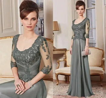 Elegnat Woman Dresses A Line Three Quarter Sleeve Long Mother Dresses Floor Length Mother Of The Bride Dresses Party Gowns Hot
Elegnat Woman Dresses A Line Three Quarter Sleeve Long Mother Dresses Floor Length Mother Of The Bride Dresses Party Gowns Hot