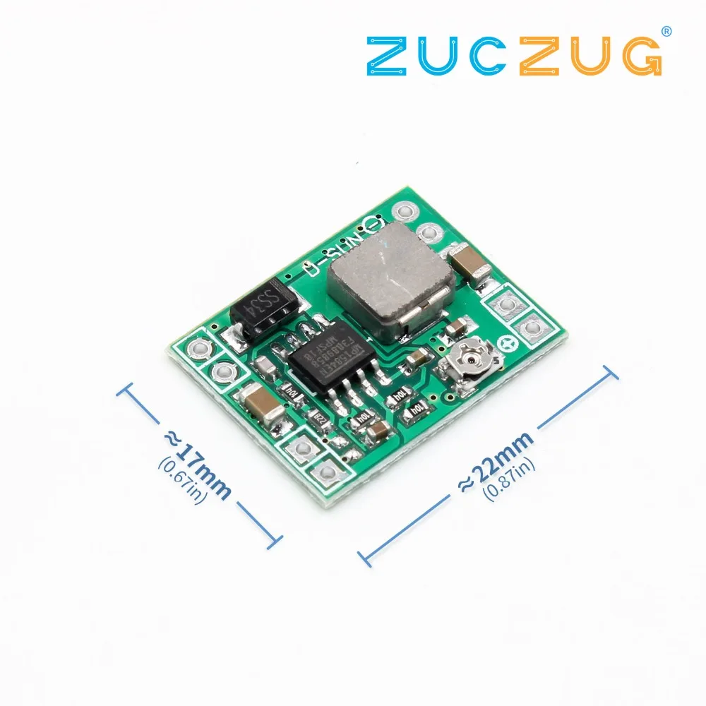 Mini DC-DC Step Down Power Supply Module 3A 4.5-28V To 0.8-20V Adjustable Buck Converter Replace LM2596
Mini DC-DC Step Down Power Supply Module 3A 4.5-28V To 0.8-20V Adjustable Buck Converter Replace LM2596
