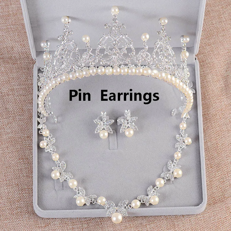 clip on earrings pearl pin