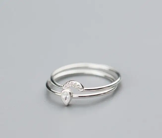 Thin 1.5mm Authentic REAL. 925 Sterling Silver Oval waterdrop & zirconia Matched set Ring adjust for love GTLJ1564
Thin 1.5mm Authentic REAL. 925 Sterling Silver Oval waterdrop & zirconia Matched set Ring adjust for love GTLJ1564