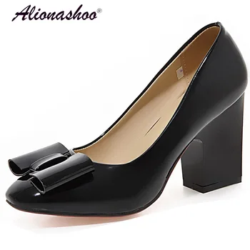 2019 Butterfly-Knot High Heels Fashion Pu Leather Square Toe Black Super High Heels Shallow Party Women Shoes Plus Size 34-43
2019 Butterfly-Knot High Heels Fashion Pu Leather Square Toe Black Super High Heels Shallow Party Women Shoes Plus Size 34-43