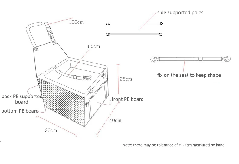 Dog Car Seat Carrier (2)