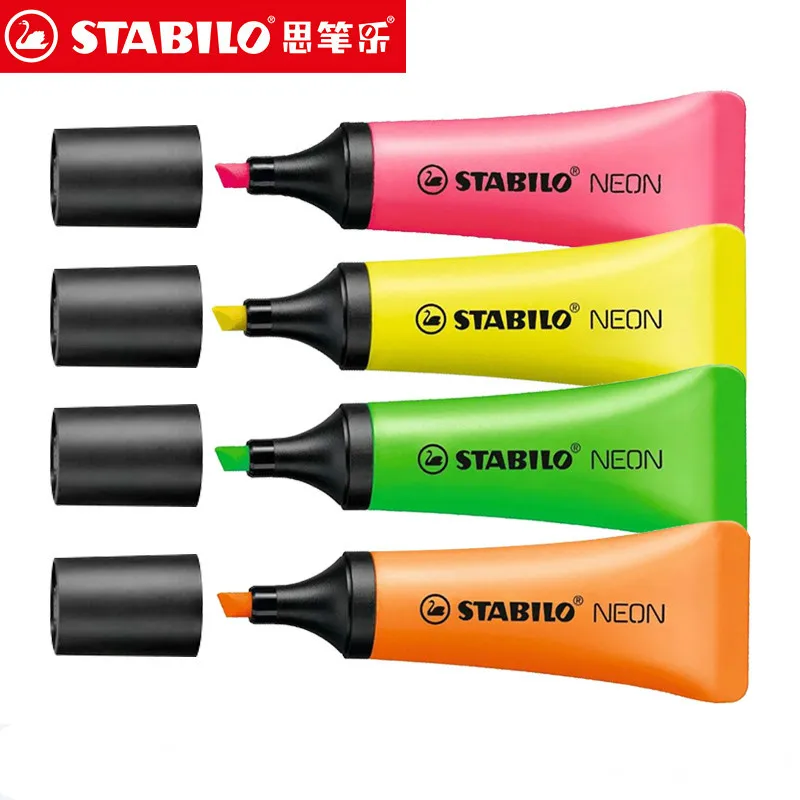 STABILO Marker Pen NEON 72 Series Highlighter Pen Toothpaste Type Oblique Nib Notes Fluorescent Marker Pen Students Office Art
STABILO Marker Pen NEON 72 Series Highlighter Pen Toothpaste Type Oblique Nib Notes Fluorescent Marker Pen Students Office Art