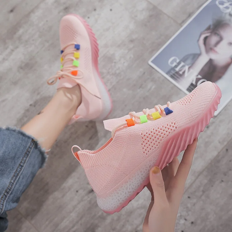 Women Shoes 2019 Flyknit Sneakers Women Super Light Vulcanized Shoes For Basket Femme White Sneakers Fashion Women Casual Shoes
Women Shoes 2019 Flyknit Sneakers Women Super Light Vulcanized Shoes For Basket Femme White Sneakers Fashion Women Casual Shoes
