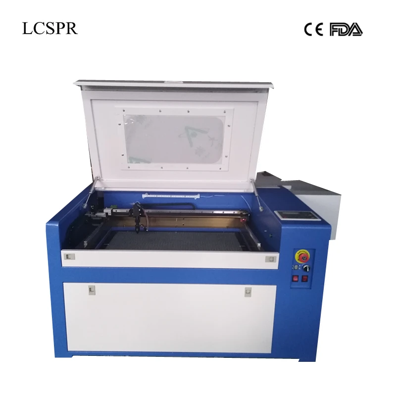 4060 laser cutting machine with 80w laser tube an ruida control and square inner rail
4060 laser cutting machine with 80w laser tube an ruida control and square inner rail