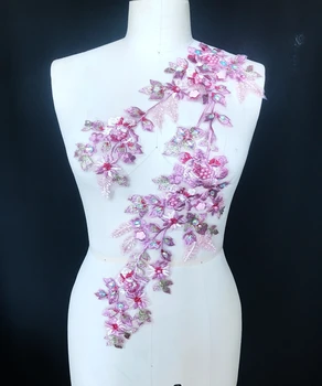 handmade PINK Hot drilling Rhinestone pearl lace embroidery patch applique wedding dress bordados DIY Performance clothing
handmade PINK Hot drilling Rhinestone pearl lace embroidery patch applique wedding dress bordados DIY Performance clothing