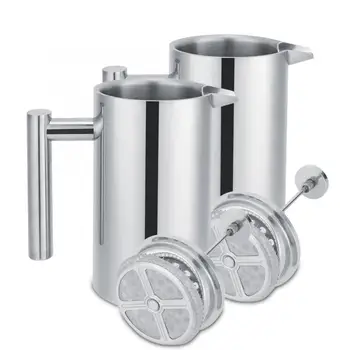 French Press Coffee Maker Best Double Walled Stainless Steel Cafetiere Insulated Coffee Tea Maker Pot
French Press Coffee Maker Best Double Walled Stainless Steel Cafetiere Insulated Coffee Tea Maker Pot
