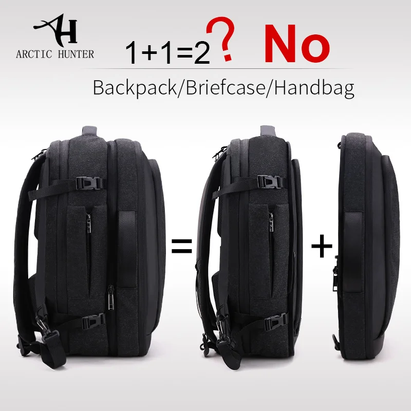 ARCTIC HUNTER Detachable Multifunctional 17 Inch Laptop Backpacks for Business Male Mochila Men Travel Backpack Shoulder Bag
ARCTIC HUNTER Detachable Multifunctional 17 Inch Laptop Backpacks for Business Male Mochila Men Travel Backpack Shoulder Bag