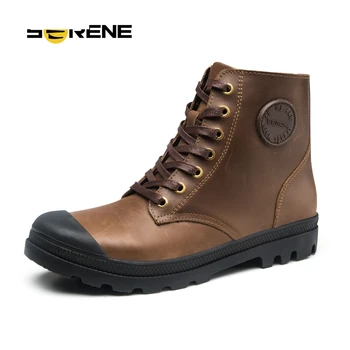 Nice Four Season Ankle Boots Men Genuine Leather Martin Boots Fashion High Cut Casual Shoes
Nice Four Season Ankle Boots Men Genuine Leather Martin Boots Fashion High Cut Casual Shoes