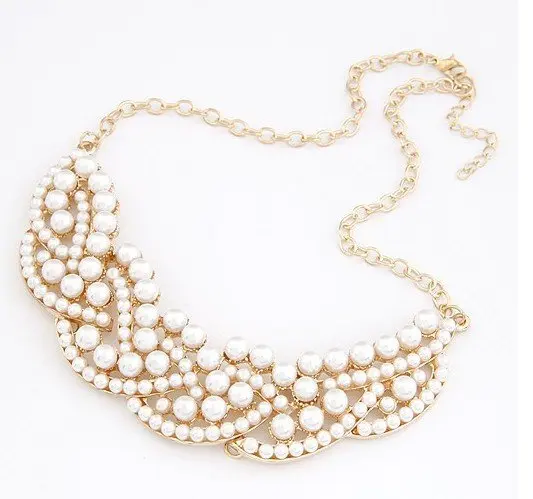 Free Shipping large pearl False collar short paragraph Necklace for women NJ-0232
Free Shipping large pearl False collar short paragraph Necklace for women NJ-0232