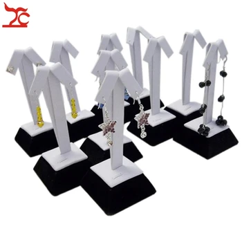 Wholesale 10Pcs Wooden Jewelry Display Earring Holder Rack White and Black Earring Stud Display Storage Organizer Stand 5*5*12cm
Wholesale 10Pcs Wooden Jewelry Display Earring Holder Rack White and Black Earring Stud Display Storage Organizer Stand 5*5*12cm