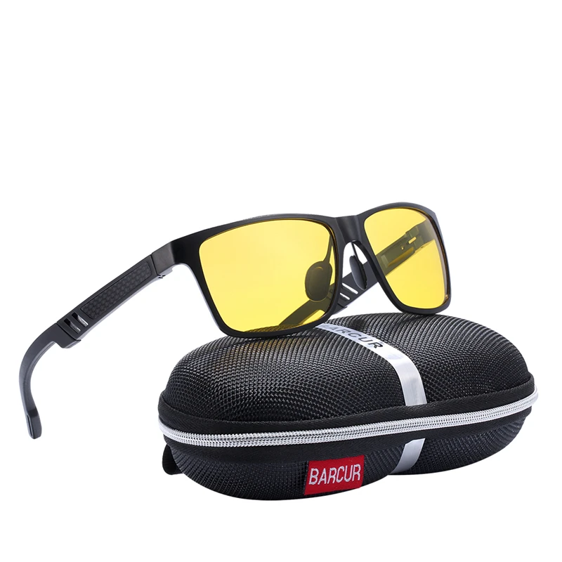 BARCUR Driver Anti Glare Driving Glasses Aluminum Night Vision Sunglasses Men Night Sun Glasses Square Goggle Eyewear
BARCUR Driver Anti Glare Driving Glasses Aluminum Night Vision Sunglasses Men Night Sun Glasses Square Goggle Eyewear