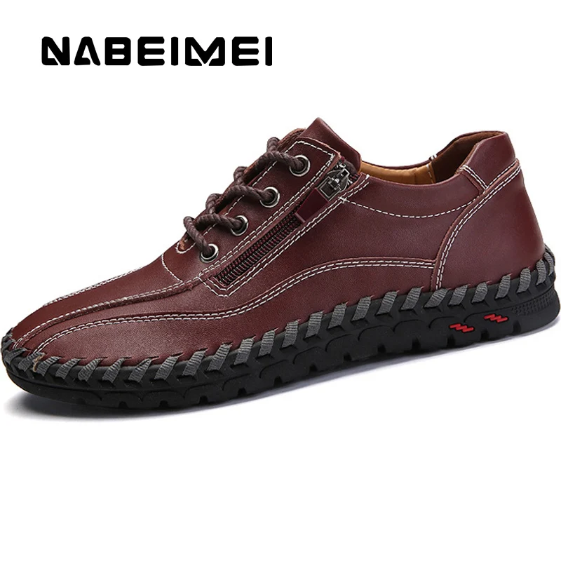 Plus size 11.5-16 men's shoes made of genuine leather lace-up zip designer casual driving shoes men non-slip male shoes
Plus size 11.5-16 men's shoes made of genuine leather lace-up zip designer casual driving shoes men non-slip male shoes