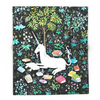 The Unicorn Is Reading Blanket Throw on Sofa Bed Plane Plaids Solid Bedspreads Home Textile
The Unicorn Is Reading Blanket Throw on Sofa Bed Plane Plaids Solid Bedspreads Home Textile