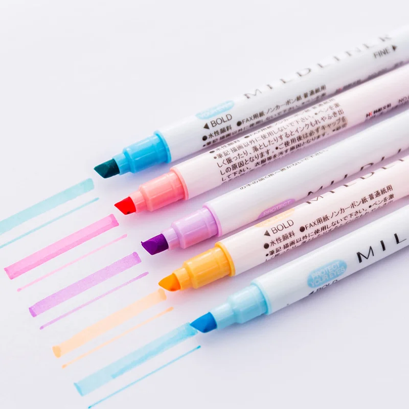 Cute Kawaii Candy Color Double Headed Fluorescent Marker Pen Creative Student Art Mark Water Color Brush Gift Stationery 1 Pcs
Cute Kawaii Candy Color Double Headed Fluorescent Marker Pen Creative Student Art Mark Water Color Brush Gift Stationery 1 Pcs