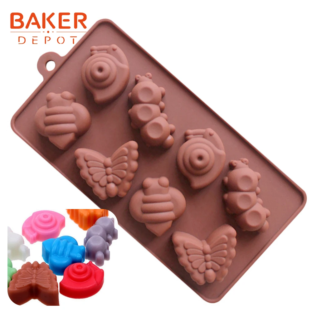 bee shape Silicone cake bakeware molds insect snail jelly candy mould butterfly DIY chocolate soap molds biscuit pastry mold
bee shape Silicone cake bakeware molds insect snail jelly candy mould butterfly DIY chocolate soap molds biscuit pastry mold