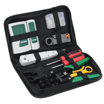 New 9 in 1 Cat5 RJ11/12/45 Ethernet Connector Tester Network Computer Repairing Kit
New 9 in 1 Cat5 RJ11/12/45 Ethernet Connector Tester Network Computer Repairing Kit