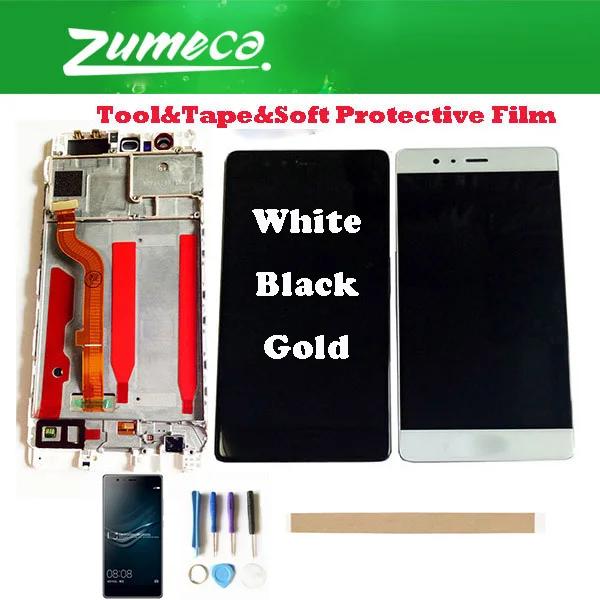 5.2 Inch For Huawei P9 EVA-L09 EVA Huawei P9 LCD Display Screen+Touch Screen Digitizer With Frame Assembly 3 Color With Kits
5.2 Inch For Huawei P9 EVA-L09 EVA Huawei P9 LCD Display Screen+Touch Screen Digitizer With Frame Assembly 3 Color With Kits