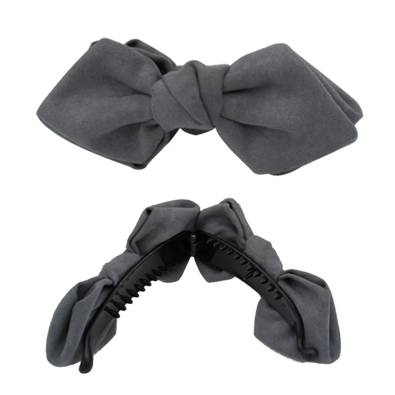 New Fashion High-grade fabric Headwear Banana Clips Handmade Double Layer Bow Hairpins Girls Women Barrette Hair Accessories
New Fashion High-grade fabric Headwear Banana Clips Handmade Double Layer Bow Hairpins Girls Women Barrette Hair Accessories