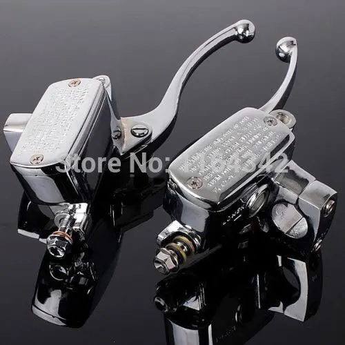 2x Chrome Universal MOTORCYCLE BRAKE CLUTCH MASTER CYLINDERS 7/8" (22mm)For Suzuki Honda Kawasaki
2x Chrome Universal MOTORCYCLE BRAKE CLUTCH MASTER CYLINDERS 7/8" (22mm)For Suzuki Honda Kawasaki