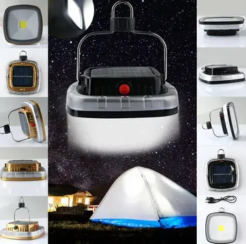 Solar Lamp Outdoor Camping Lantern 3W 300LM COB LED Solar USB Rechargeable Camping Light Lamp W/Hook Solar Energy
Solar Lamp Outdoor Camping Lantern 3W 300LM COB LED Solar USB Rechargeable Camping Light Lamp W/Hook Solar Energy
