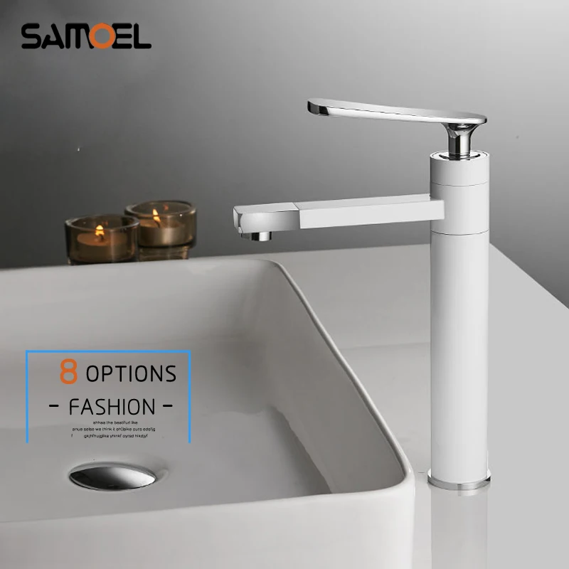 Beautiful Design Nordic Style Brass White and Black Painted Bathroom Sink Mixer Taps Single Hole Basin Faucets W3037
Beautiful Design Nordic Style Brass White and Black Painted Bathroom Sink Mixer Taps Single Hole Basin Faucets W3037