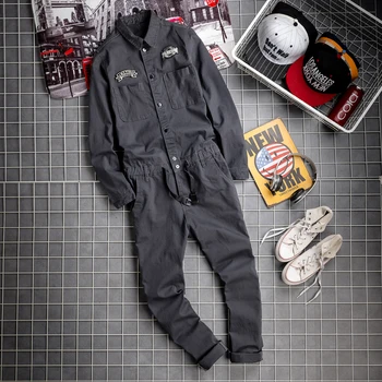 2019 new hip hop men's trend fashion jumpsuits streets Japanese retro tooling men's drawstring jumpsuit singer costumes
2019 new hip hop men's trend fashion jumpsuits streets Japanese retro tooling men's drawstring jumpsuit singer costumes