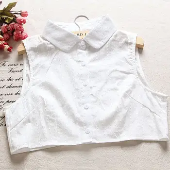 Women Cotton Tie Vintage Detachable Lapel Choker Necklace Shirt Fake False Collar Fashion Clothes Accessories S-2XL Shirt Collar
Women Cotton Tie Vintage Detachable Lapel Choker Necklace Shirt Fake False Collar Fashion Clothes Accessories S-2XL Shirt Collar