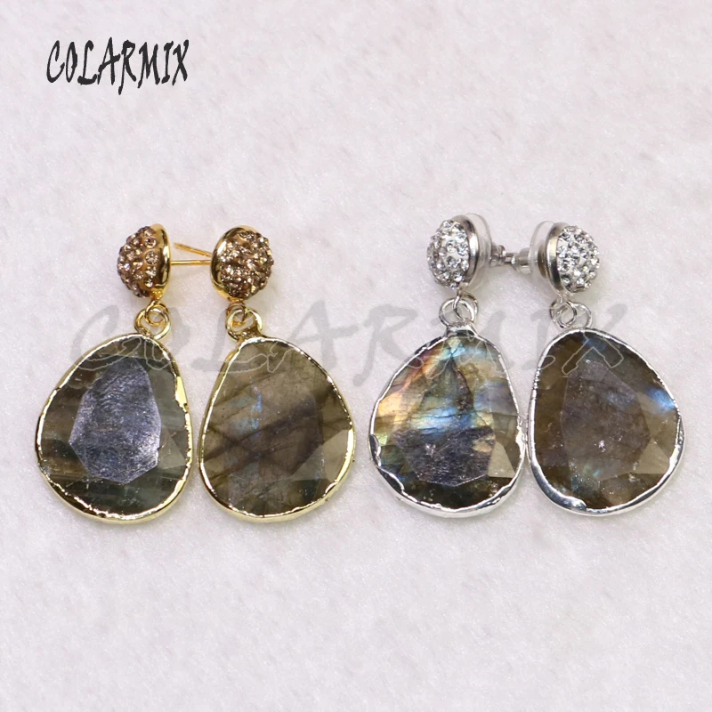 labradorite stone earrings mix color metal plated stone earrings Natural stone earring fashion jewelry earrings gift for lady
labradorite stone earrings mix color metal plated stone earrings Natural stone earring fashion jewelry earrings gift for lady