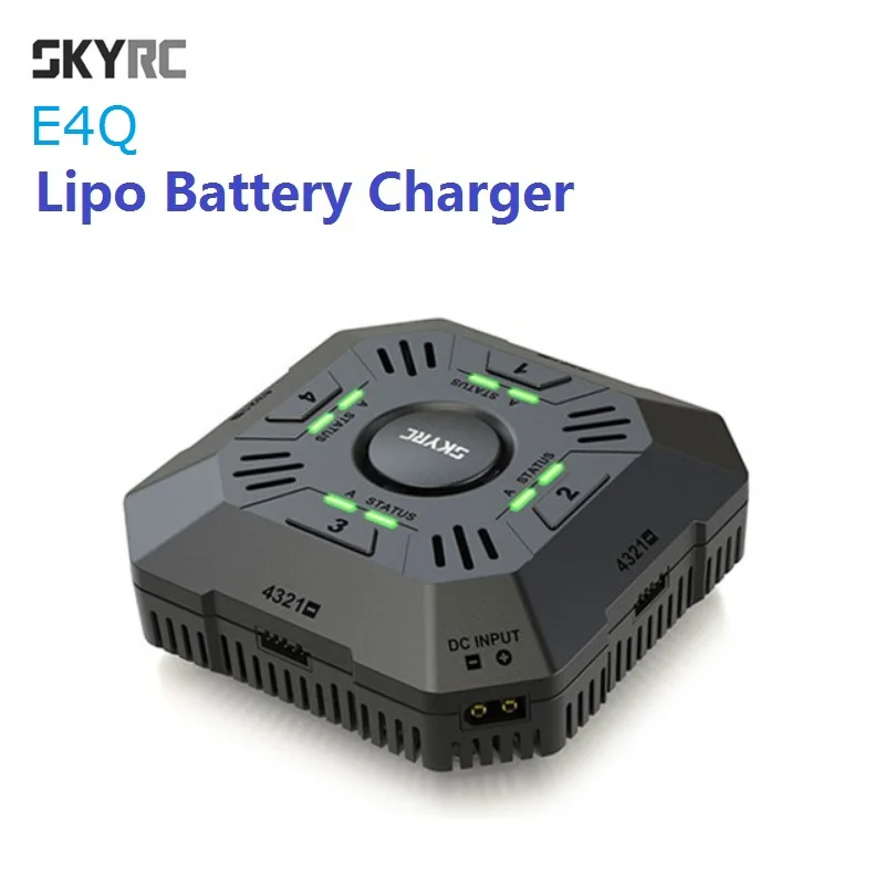 

SKYRC E4Q Battery Charger Fast Charge 4 Channel DC Multi Charger 5A 2 - 4S LiPo For DJI Battery Xiaomi Drone