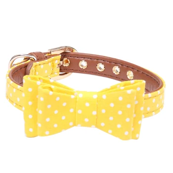 Fashion Soft Decorative Wave Point Necklace Pet Supplies Puppy Leather Padded Gift Adjustable Strap Bow Tie Dog Collar Cat
Fashion Soft Decorative Wave Point Necklace Pet Supplies Puppy Leather Padded Gift Adjustable Strap Bow Tie Dog Collar Cat