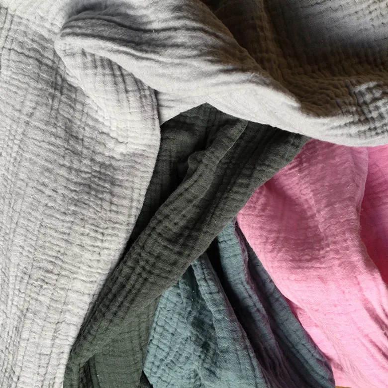 Natural 100% Cotton double Gauze Voile Fabric 135 cm 53'' width 125 gsm baby blanket sewing fabric 755 meters wholesale CD01
Natural 100% Cotton double Gauze Voile Fabric 135 cm 53'' width 125 gsm baby blanket sewing fabric 755 meters wholesale CD01