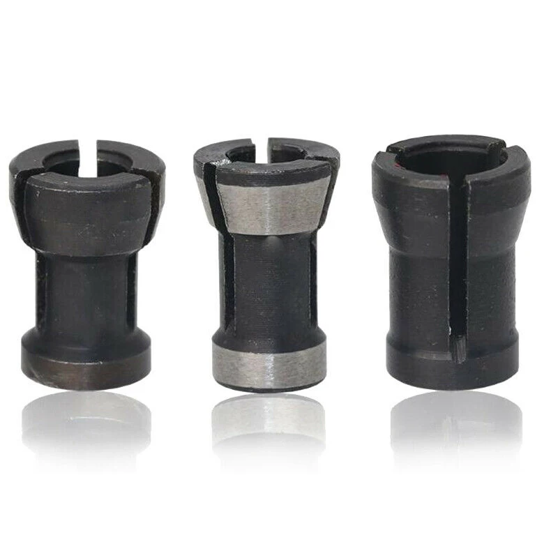 Black Router Bit Collet Shank Trim Molding Machine HSS Engraving Chuck Holder Woodworking Milling Rotary Adapter
Black Router Bit Collet Shank Trim Molding Machine HSS Engraving Chuck Holder Woodworking Milling Rotary Adapter