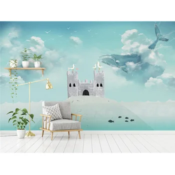 Kids Wall Paper Cartoon Whale Castle Photo Wallpaper Mural Children's Room Papel De Parede 3D Self Adhesive Vinyl/Silk Wallpaper
Kids Wall Paper Cartoon Whale Castle Photo Wallpaper Mural Children's Room Papel De Parede 3D Self Adhesive Vinyl/Silk Wallpaper