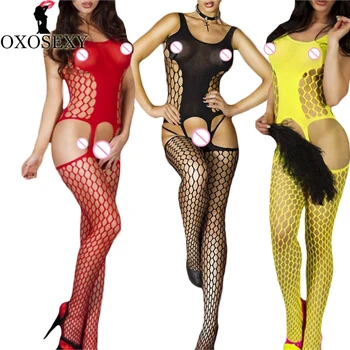 Hollow women sexy lingerie hot mesh Fishnet Open Crotch bodyStockings pole dance underwear erotic Lingerie sexy costumes 313
Hollow women sexy lingerie hot mesh Fishnet Open Crotch bodyStockings pole dance underwear erotic Lingerie sexy costumes 313