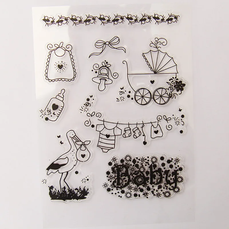 cartoon baby pram life items transparent silicone clear stamp for scrapbooking DIY craft decoration stamp kids stationery
cartoon baby pram life items transparent silicone clear stamp for scrapbooking DIY craft decoration stamp kids stationery