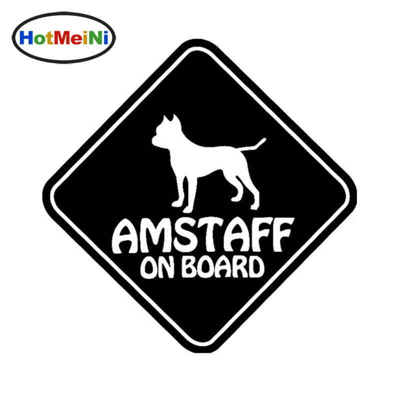 HotMeiNi Vinyl Sticker Car Decals AMSTAFF ON BOARD PET DOG Black Silver 15CM*15CM
HotMeiNi Vinyl Sticker Car Decals AMSTAFF ON BOARD PET DOG Black Silver 15CM*15CM