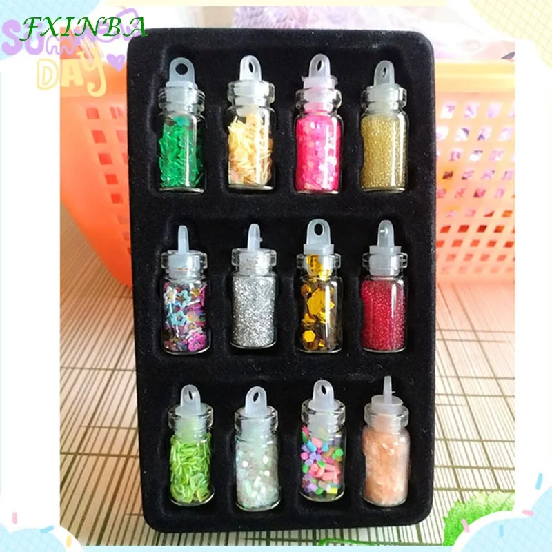 FXINBA 12Pcs/Set Sequins Glitter Slices Filler Fluffy Clear Slime Box Toys Nails Art DIY Charms Slime Supplies Kit Lizun Decora
FXINBA 12Pcs/Set Sequins Glitter Slices Filler Fluffy Clear Slime Box Toys Nails Art DIY Charms Slime Supplies Kit Lizun Decora