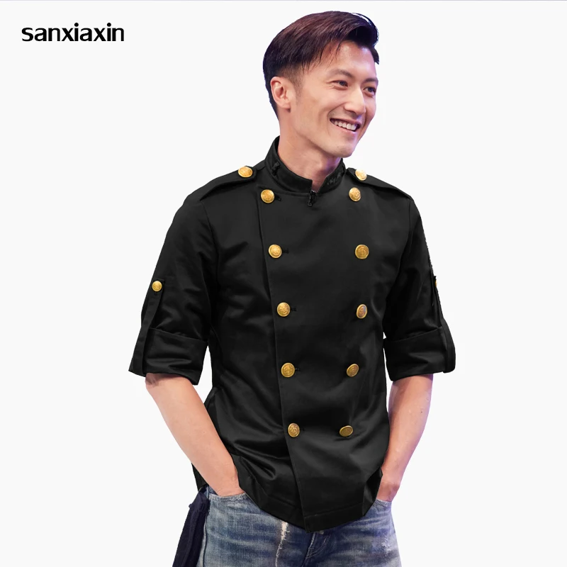 Chef Jackets restaurant uniform shirts long sleeves restaurant uniform chef clothes unisex thai restaurant uniform chef uniforms
Chef Jackets restaurant uniform shirts long sleeves restaurant uniform chef clothes unisex thai restaurant uniform chef uniforms