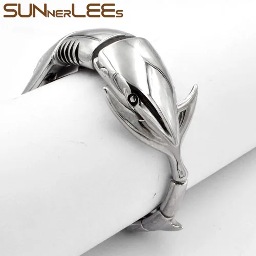 SUNNERLEES Fashion Jewelry Mens Womens Punk Shark Link Chain Stainless Steel Bracelet SSB15
SUNNERLEES Fashion Jewelry Mens Womens Punk Shark Link Chain Stainless Steel Bracelet SSB15