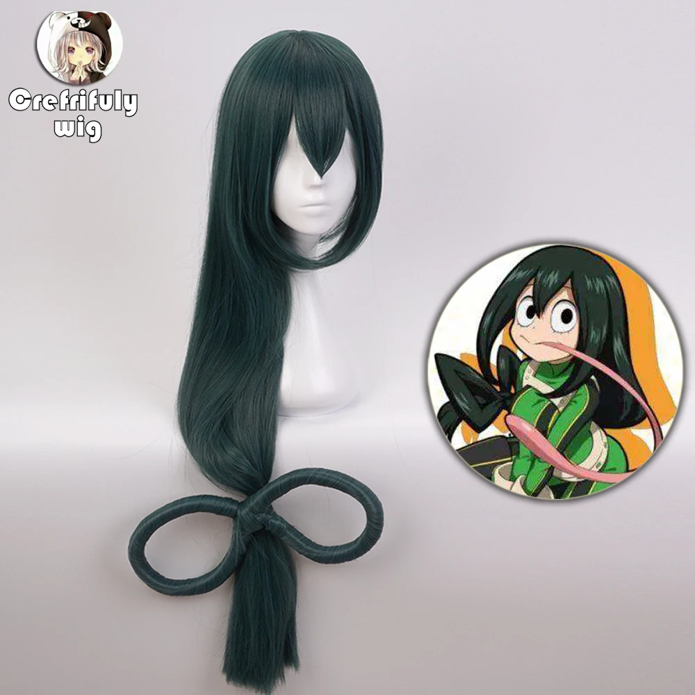 100cm Boku no Hero Academia Tsuyu Asui Cosplay Wig My Hero Academia Women Long Green Synthetic Hair Halloween Party Wigs+Wig Cap
100cm Boku no Hero Academia Tsuyu Asui Cosplay Wig My Hero Academia Women Long Green Synthetic Hair Halloween Party Wigs+Wig Cap